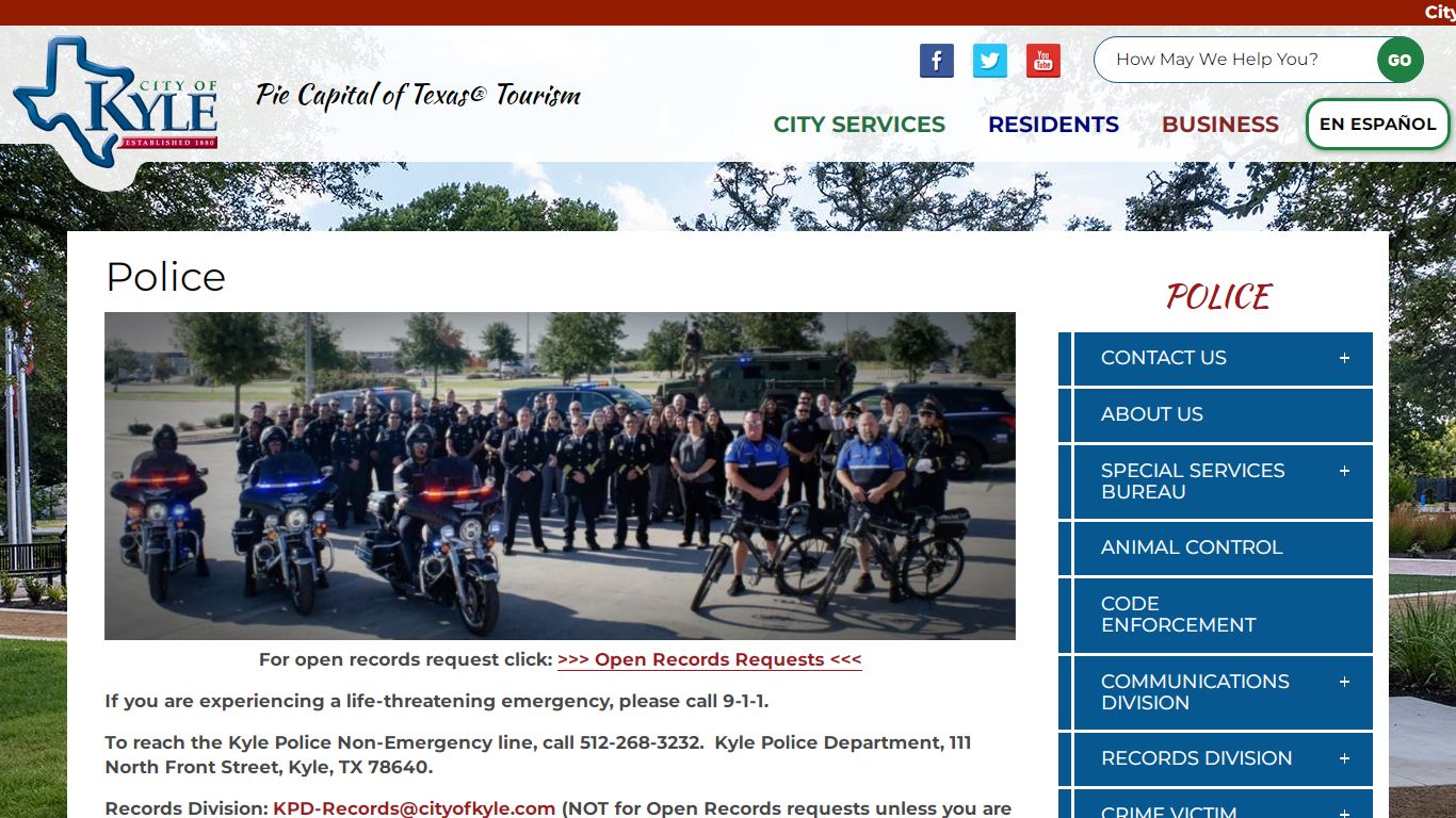 Police | City of Kyle, Texas - Official Website